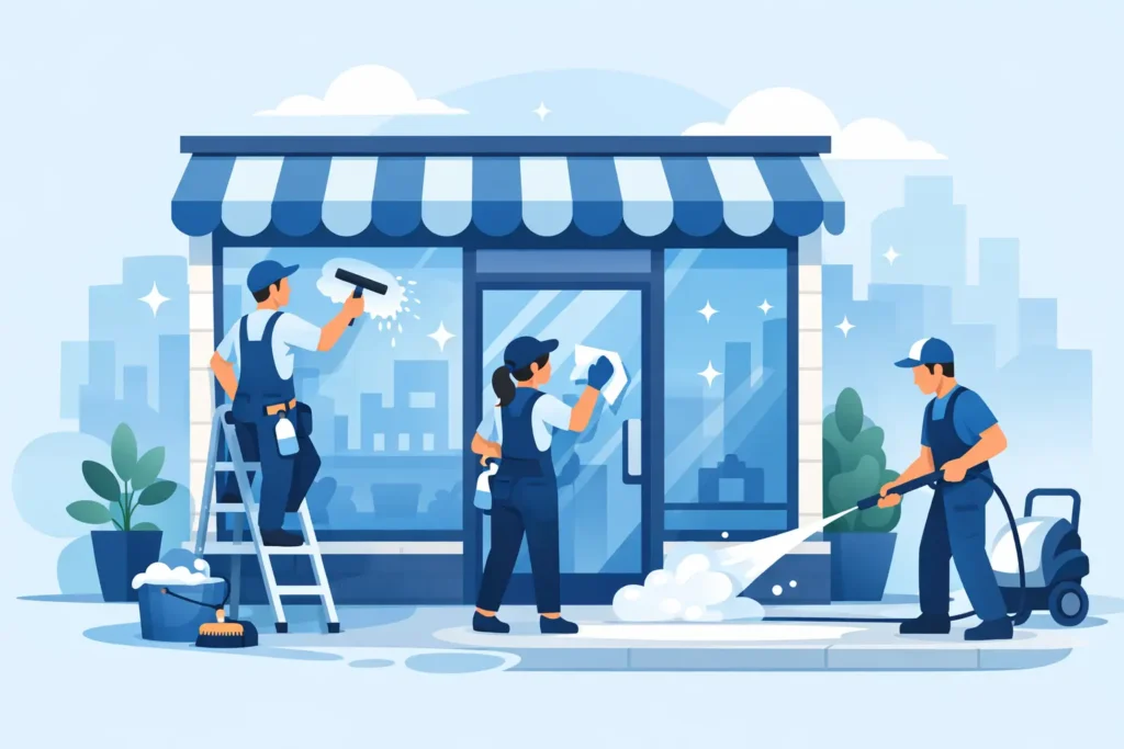 Storefront Cleaning Service That Protects Your Image