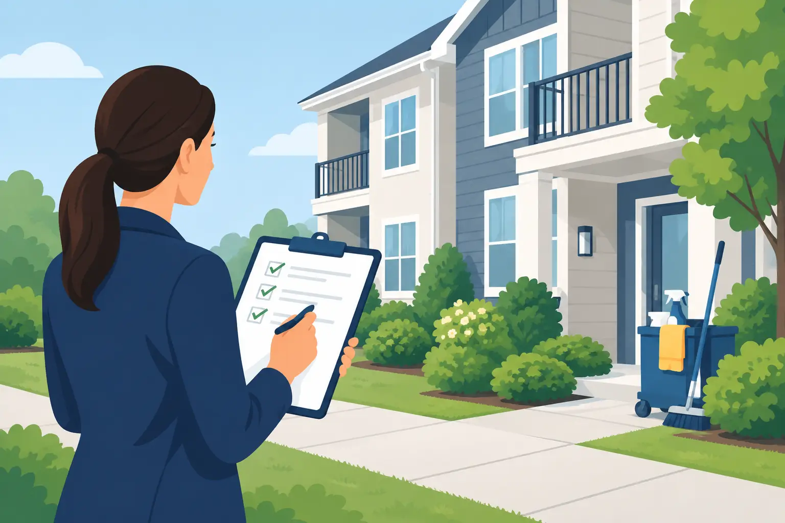 Property Manager Cleaning Checklist for Exteriors